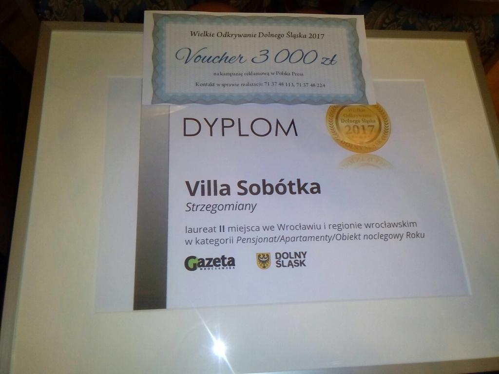 Nocleg ze śniadaniem Villa Sobótka *